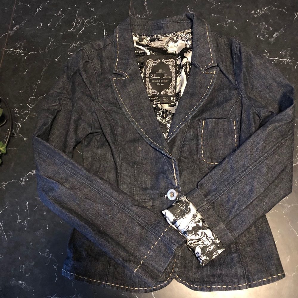 Guess  jean blazer